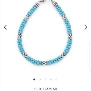 Lagos Blue Caviar Beaded Bracelet